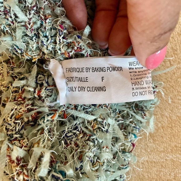 Baking Powder Confetti Short Sleeve Sweater - Size S - Picture 12 of 12